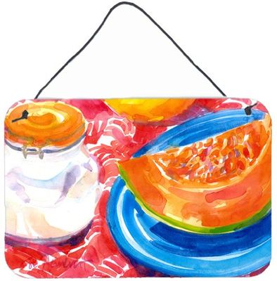 212 Main A Slice of Cantelope Indoor Aluminium Metal Wall Or Door Hanging Prints