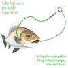 Fish Stringers 10- & 20-Foot Lengths 30+ Colors to Choose from! (Burgundy 20 Feet) view 4
