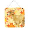 212 Main Italian Greyhound Fall Wall or Door Hanging Prints, 6 x 6 in. view 1