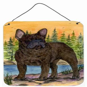 212 Main French Bulldog Aluminium Metal Wall Or Door Hanging Prints
