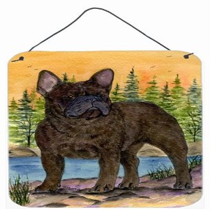 212 Main French Bulldog Aluminium Metal Wall Or Door Hanging Prints