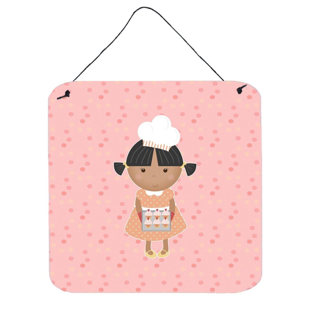 212 Main Baker African American on Pink Wall or Door Hanging Prints