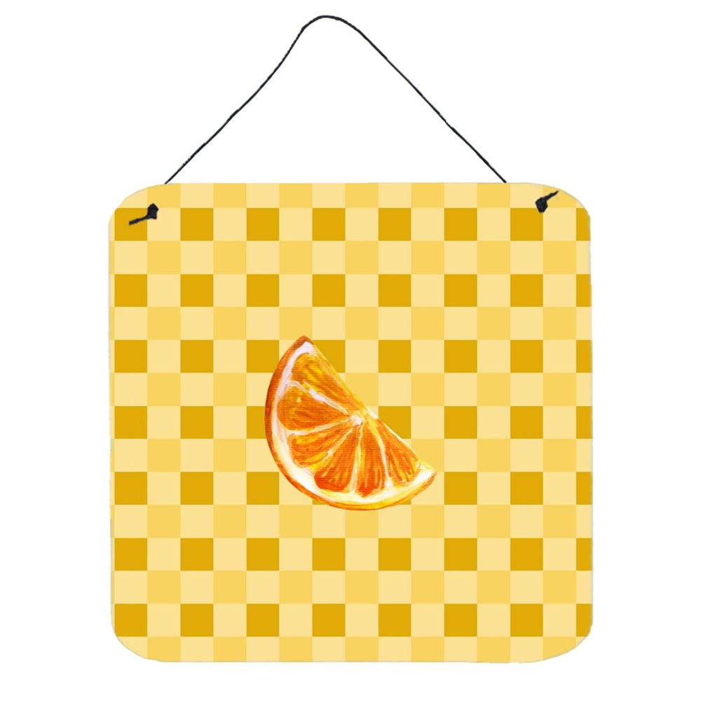212 Main Sliced Oranges on Basketweave Wall or Door Hanging Print