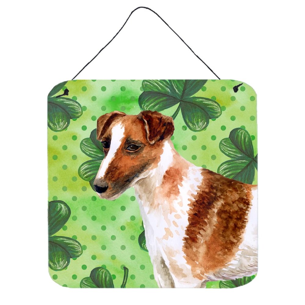 212 Main Smooth Fox Terrier St Patricks Wall or Door Hanging Prints