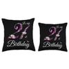 21 Year Old Shirt Floral 2003 It's My 21st Birthday Gift Throw Pillow view 3