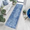 Blue Grey Carpet Runner Rugs Non Slip Washable Long Hallway Carpet 60250cm Floor Mat Hall Runner Narrow Rugs for Kitchen Stairs Corridor Entrance (Size : 3.3 ft  4.9 ft) view 2