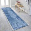 Blue Grey Carpet Runner Rugs Non Slip Washable Long Hallway Carpet 60250cm Floor Mat Hall Runner Narrow Rugs for Kitchen Stairs Corridor Entrance (Size : 3.3 ft  4.9 ft) view 3