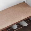 JJTOOLS Shoe Cabinet Black Walnut Color Entrance Bench Upholstered Storage Stool Solid Wood Shoe Changing Stool Rest Stool with Storage Space Shoe Storage Bench, 80*35*42cm view 4