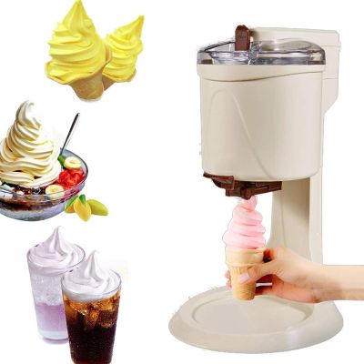 Fashionable Household Small Ice Cream Machine 1L Large Capacity Fast Diy Ice Cream Machine Easy To Clean And Smooth Suitable For Making All Kinds Of Ice Cream