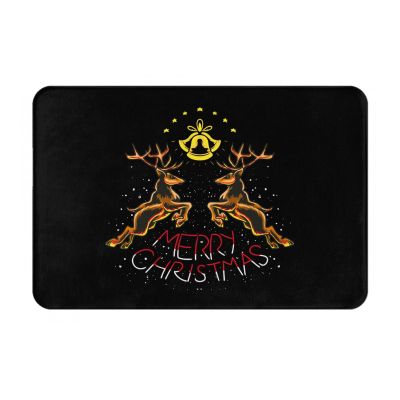 SIYTUAU Cool Deer Bathroom Rugs 16x24 Inch Ultra Soft Non Slip Bath Mat Kitchen Bedroom Rug Door Mat