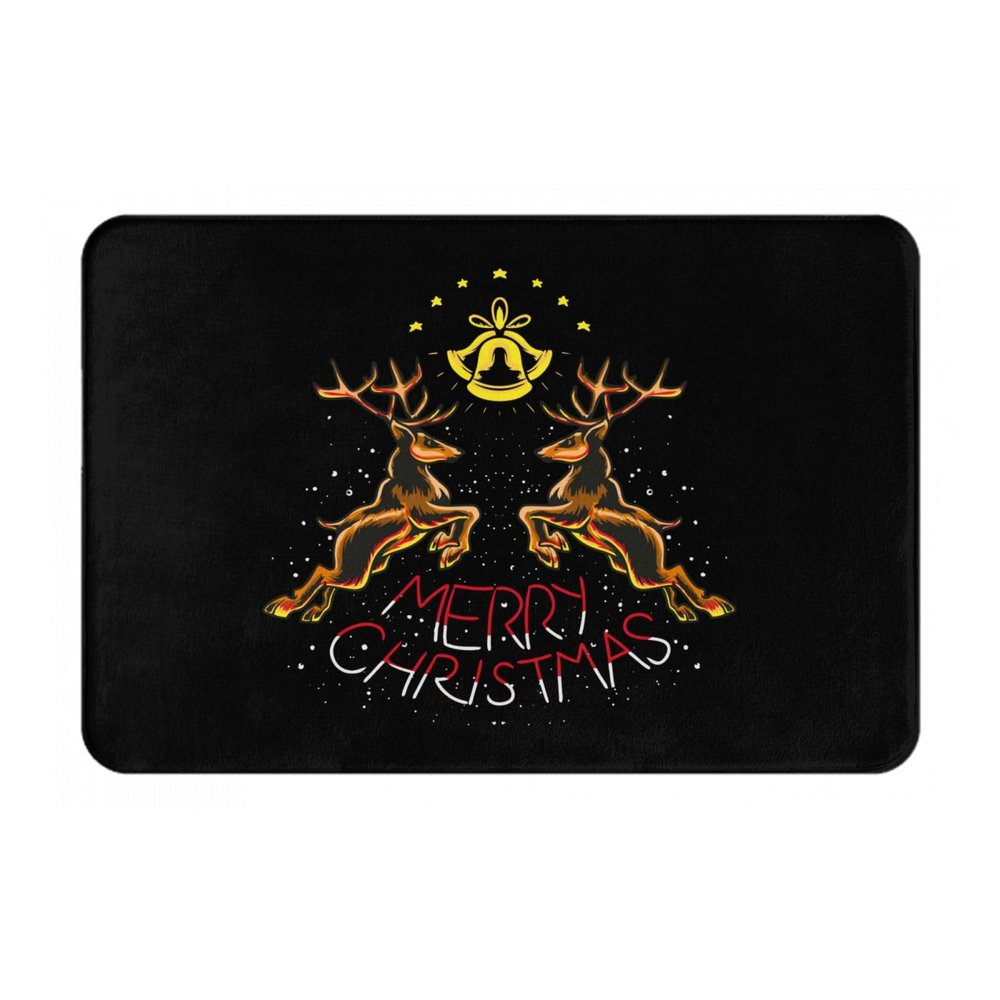 SIYTUAU Cool Deer Bathroom Rugs 16x24 Inch Ultra Soft Non Slip Bath Mat Kitchen Bedroom Rug Door Mat