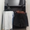 JEDAL Clothing Organizer Holder Pull-Out Closet Rod tainless Steel Wardrobe Clothing Rail Extendable Trousers Rack Adjustable Hanger Rack Bar (Size : 392mm) view 2