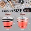 Gejoy 100 Pcs 9 oz Rimmed Swirl Plastic Cup, Rose Gold, Black view 2