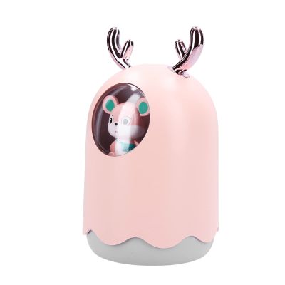 Finoti Aroma Humidifier, 2 Spray Modes Pink Mist Humidifier for Bedroom for Living Room for Car Humidifier