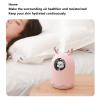 Finoti Aroma Humidifier, 2 Spray Modes Pink Mist Humidifier for Bedroom for Living Room for Car Humidifier view 3