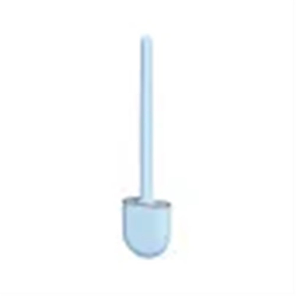 ACLips Silicone Head Toilet Brush with Holder Wall-Mounted Toilet Brush Cleaning Tool for Bathroom Accessories (Size : Blue)