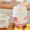 1L Electric Stew Pot, Prevent Dry Burning, Time Appointment with 24H Reservation, Ceramic Soup Pot for Home Kitchen (01) view 2