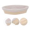 DECHOUS Elegant Rattan Bread Proofing Basket Rectangular Woven Basket Set Bread Basket for Home view 2