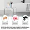 Step Stool for Kids, Acrylic Stools, Acrylic Step Stools for Adults, Small Step Stool, 12 Inches Stool Bathroom, Clear Step Stools, Toilet Stools, Plant Stand, Foot Stool, Display Rack (Common) view 2