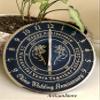 ARTIZANSTORE Anniversary Sundial Gift for 20th Wedding Anniversary in 2024 Aluminum, 8-Inch Diameter Home Decor and Garden Decor view 2