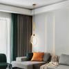 Gold 15W Pendant Light Fixtures - Indoor Lighting Minimalist LED Hanging Lamp Modern Home Decor - LED Chandelier Dimmable Suspension Lighting Suitable Compatible with Restaurant Bar Clubhouse ,pendant view 1