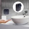 Automatic Soap Dispenser Wall Mount Touchless Foaming Hand Soap Dispenser Hands Soap Container for Bathroom Kitchen Black view 4
