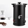 BFDIEEM Commercial Coffee Urn 50 cups, 8L Stainless Steel Coffee Dispenser Urn for Quick Brewing, Hot Beverage Dispenser, Hot Water Dispenser, Percolate Coffee Maker with Filter and Water Gauge, Black view 1