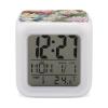 Flowers Floral Alarm Clock 7 Colors Digital Alarm Clock Multi-Function Clock for Home Bedroom Office view 1