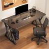 KWOKING Wooden Rectangle Gaming Desk Computer Desk with Sled Base - Without Chairs Desktop E-Sports Table Office Desk Student Study Table Writing Table Desk Black 55.1" L x 23.6" W x 29.5" H view 3