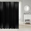 Feelyou Geometric Abstract Ombre Shower Curtain 72"x84" Kids Gray and Black Striped Bathroom Shower Curtain Set for Boys Girls Teens Modern Fashion Bath Curtain Stripes Bathroom Accessories view 2