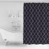 Abstract Shower Curtain for Bathroom 60" x 72", Modern Art Geometric Circle Shower Curtain with Hooks Polyester Waterproof Home Bathtub Decor view 2