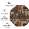 4Pcs Drink Coasters for Drinks Tabletop Protection, Rustic Lodge Bear Moose Leather Coaster for Kinds of Cups, Absorbent Cup Coaster for Coffee Table Home Decor 4" Cup Mat Pad view 3
