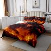 Flying Dragon Twin Bedspread Set for Dragon Lovers Quilt Set Fierce Wild Dinosaur Coverlet Set Teen Boys Room Decor, Dragon Themed Gifts Bedding Set for Men Women, 1 Bedspread 1 Pillowcase view 3