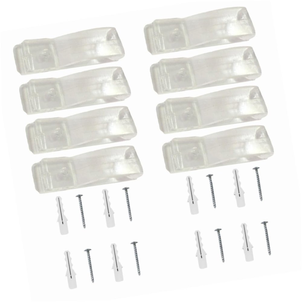 Yardenfun 2set Safety Blind Clip Fixer for Roman Blinds Boy Girl Safety Hooks Cord Clips Plastic
