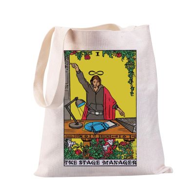 JYTAPP Stage Manager Tarot Card Tote Bag - Stage Director Shoulder Bag for Musical Theater Assistant Gift