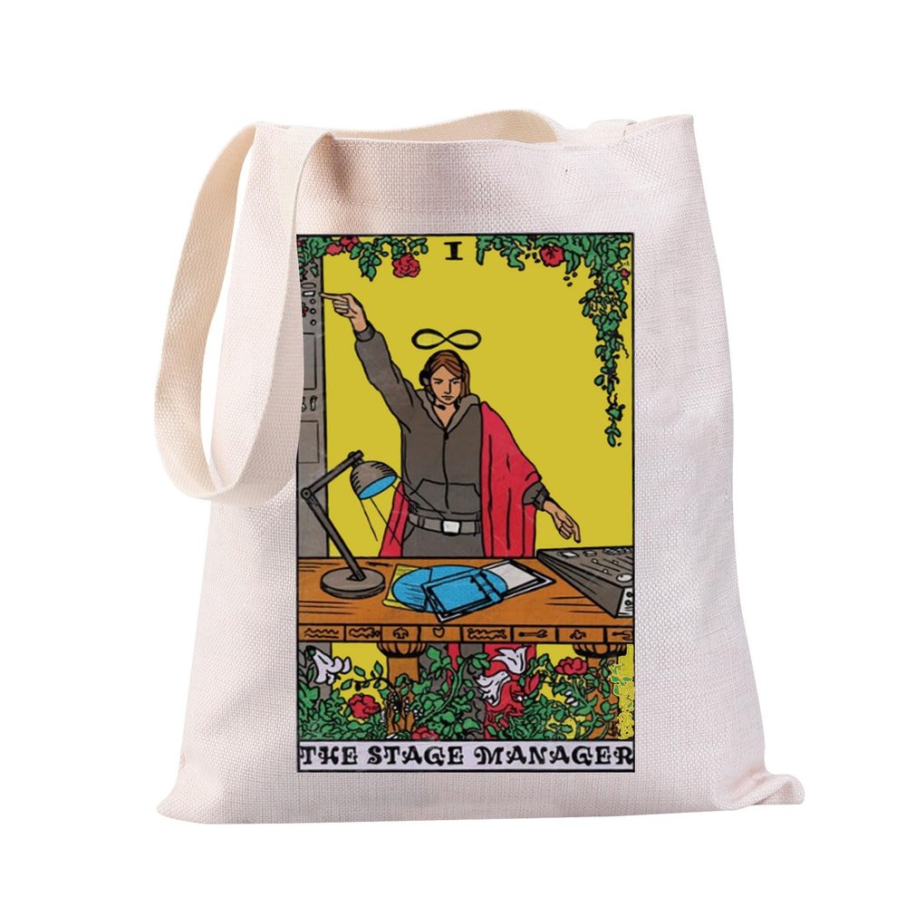 JYTAPP Stage Manager Tarot Card Tote Bag - Stage Director Shoulder Bag for Musical Theater Assistant Gift