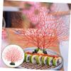 BIUDECO Artificial Reef Sushi Plate Decor Coral Embellishment for Cold Dish Unique Coral Tableware Accessory view 4