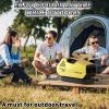 Mossantful Tent Air Conditioner Portable air conditioners Idea for RV Van Life Camping Portable Air Conditioners needed 222W Low Power Outdoor/Rvs/Fishing or Pet Air Conditioners Portable blue view 2