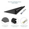 EMYJAY Floating Wall Shelves, Metal Wall Mounted Light-Emitting Shelves Floating Wall Mounted Shelves with Built-in Illuminated LED Light (Color : Black, Size : 80x23x6cm) view 4