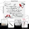 Patelai Funeral Guest Book with Pen Memorial Service Celebration of Life Sign in Book for Funeral Leather Cardinal in Loving Memorial Gift, 112 Pages(Cardinal) view 2