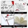Patelai Funeral Guest Book with Pen Memorial Service Celebration of Life Sign in Book for Funeral Leather Cardinal in Loving Memorial Gift, 112 Pages(Cardinal) view 3