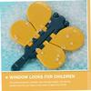 ifundom 6pcs Safety Sliding Window Locks Adhesive Door Locks for Sliding Doors Cabinets and Easy to Install Design view 4