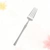 DECHOUS 3pcs European Stainless Steel Fork Mirror Polished Small Waist Design for Dining Dinner Use for Steak and Salad Elegant and Easy to Clean Dishwasher Safe view 2