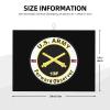 WOLEN US Army MOS 13F Forward Observer Drying Mat 18x24 inche Kitchen Microfiber Dish Drying Mat, White view 3