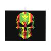 Kanaka Maoli Native Hawaiian Flag Skull Drying Mat 18x24 inche Kitchen Microfiber Dish Drying Mat view 1