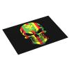 Kanaka Maoli Native Hawaiian Flag Skull Drying Mat 18x24 inche Kitchen Microfiber Dish Drying Mat view 2