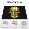 Kanaka Maoli Native Hawaiian Flag Skull Drying Mat 18x24 inche Kitchen Microfiber Dish Drying Mat view 4
