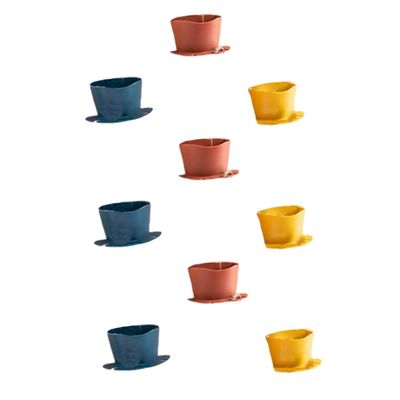 PRETYZOOM 9pcs Toothbrush Holder Shaver Storage Racks Wall-Mounted Storage Shelf Bathroom Counter Organizer Brush Holder Organizer for Bathroom