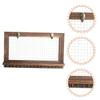 AOKWAWALIY Decorative Key Holder Wall Mount Entryway Decor Mail Holder for Kitchen view 2