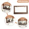 AOKWAWALIY Decorative Key Holder Wall Mount Entryway Decor Mail Holder for Kitchen view 4